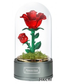玫瑰花 旋轉音樂盒 MUSIC BOX